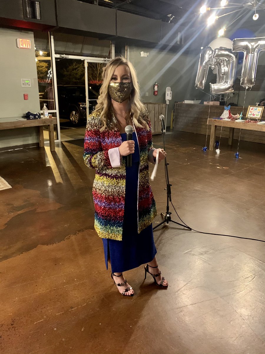 StorytellerSBM's tweet photo. Somehow - in a pandemic - @running_works pulled off a flawless *virtual* gala tonight. Proud to be a very tiny part of the team that raised $200k to house the homeless and stop the cycle poverty in #CLT ❤️ https://t.co/wASPGCiUJB