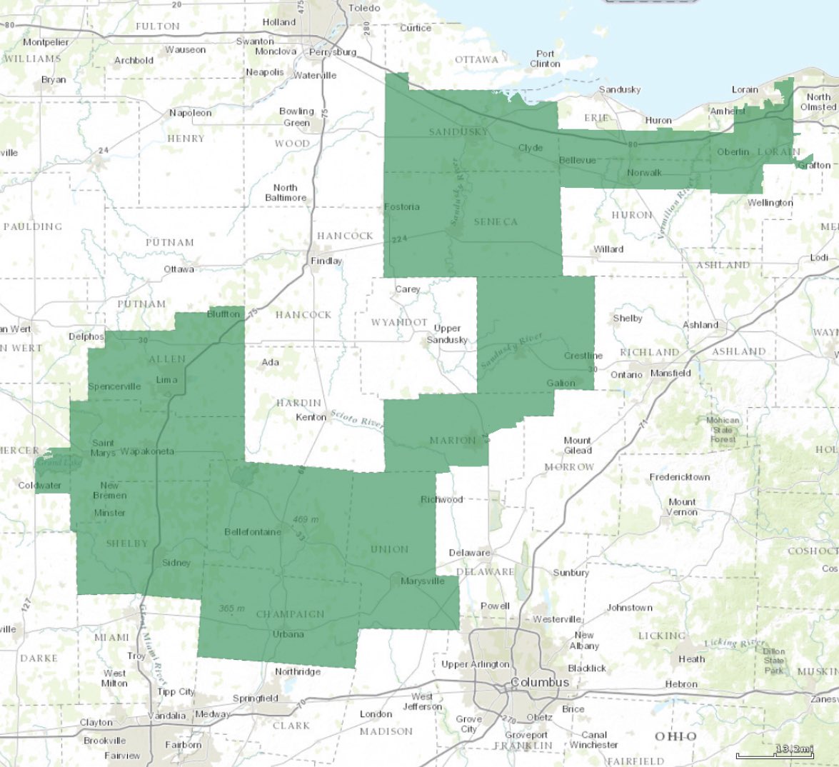  @Jim_Jordan doesn’t like the way some states run their elections. Here is Jim’s district. Carefully designed to thread through several cities, carved perfectly so that no Democrat could win there, even if the Republican on the ballot has a history of enabling sex offenders.