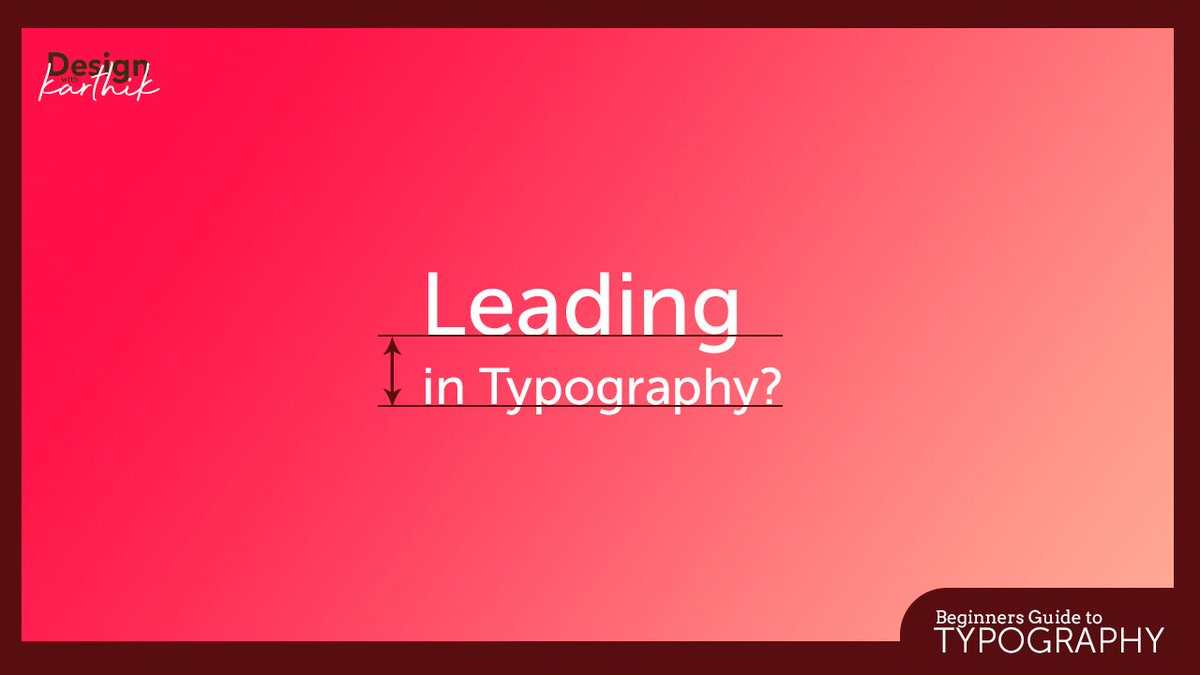 kar651992's tweet image. Leading in typography | Basics of Typography youtu.be/ZfdtVQVwEDw via @YouTube 
#Typography #GraphicDesignTutorialsForBeginners