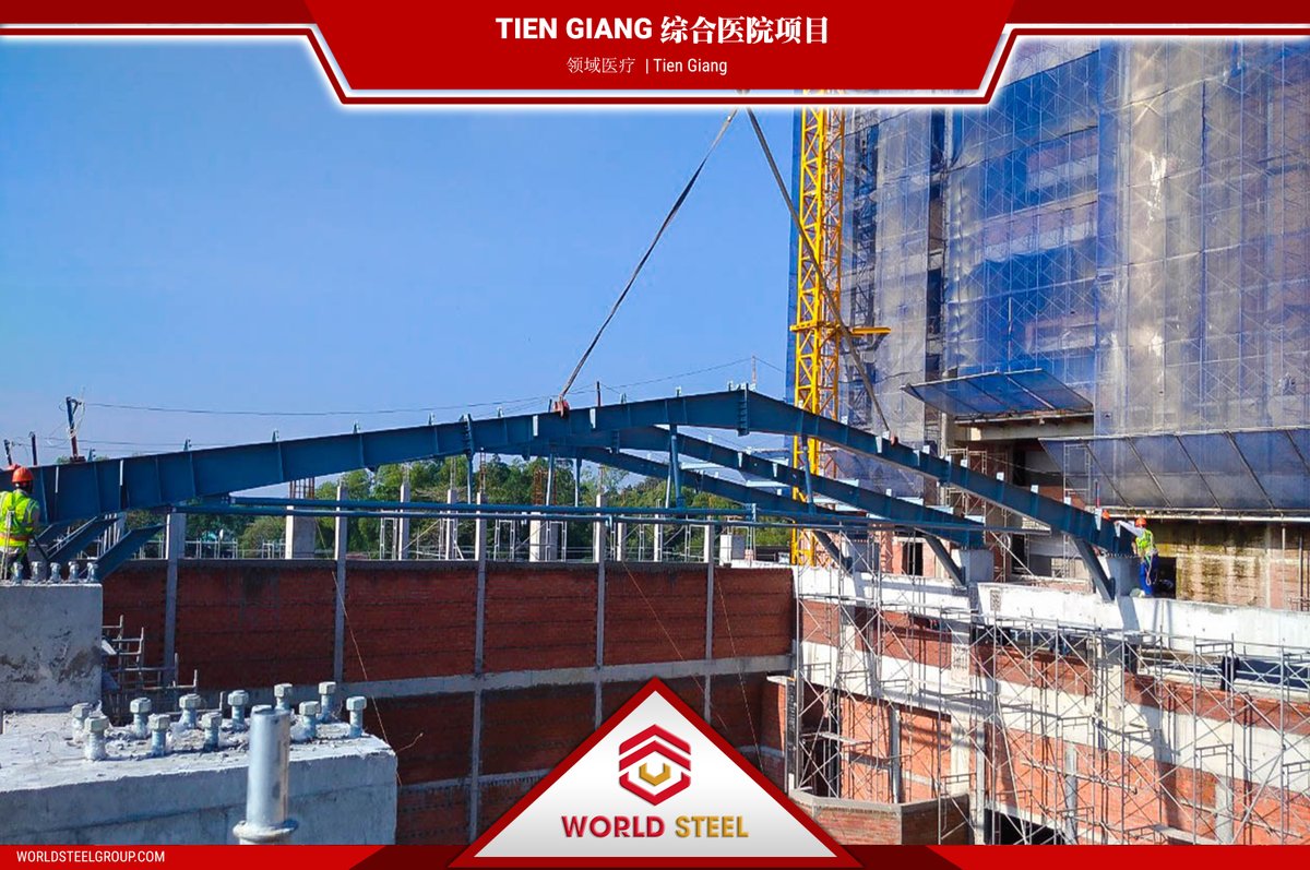 WorldSteelChina's tweet photo. 🔰🔰 WorldSteel 实施 Tien Giang 综合医院项目
➡️展开: https://t.co/1YrB4nlv7p
#WorldSteelGroup #IAS #AC472 #WSG #TienGiang综合医院项目 #预制钢结构厂房 #钢结构 #工厂建设 https://t.co/8ZLSvZCzhj