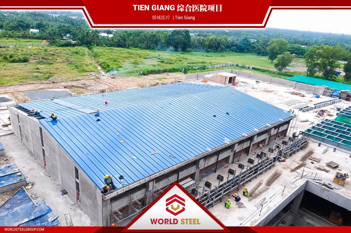 WorldSteelChina's tweet photo. 🔰🔰 WorldSteel 实施 Tien Giang 综合医院项目
➡️展开: https://t.co/1YrB4nlv7p
#WorldSteelGroup #IAS #AC472 #WSG #TienGiang综合医院项目 #预制钢结构厂房 #钢结构 #工厂建设 https://t.co/8ZLSvZCzhj