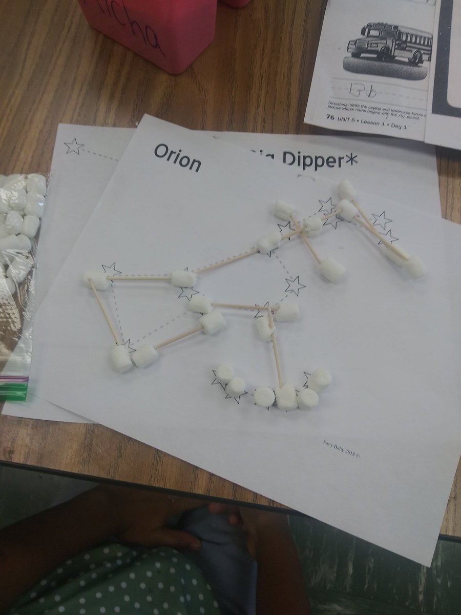 AmberNo43440214's tweet image. Kindergarten is learning about day and night. After recess and observing the day sky. They went inside to learn about the night sky which lead to stars which naturally lead to constellations. #bettertogetherhenry #simplyexceptionalschool #expectexceptional