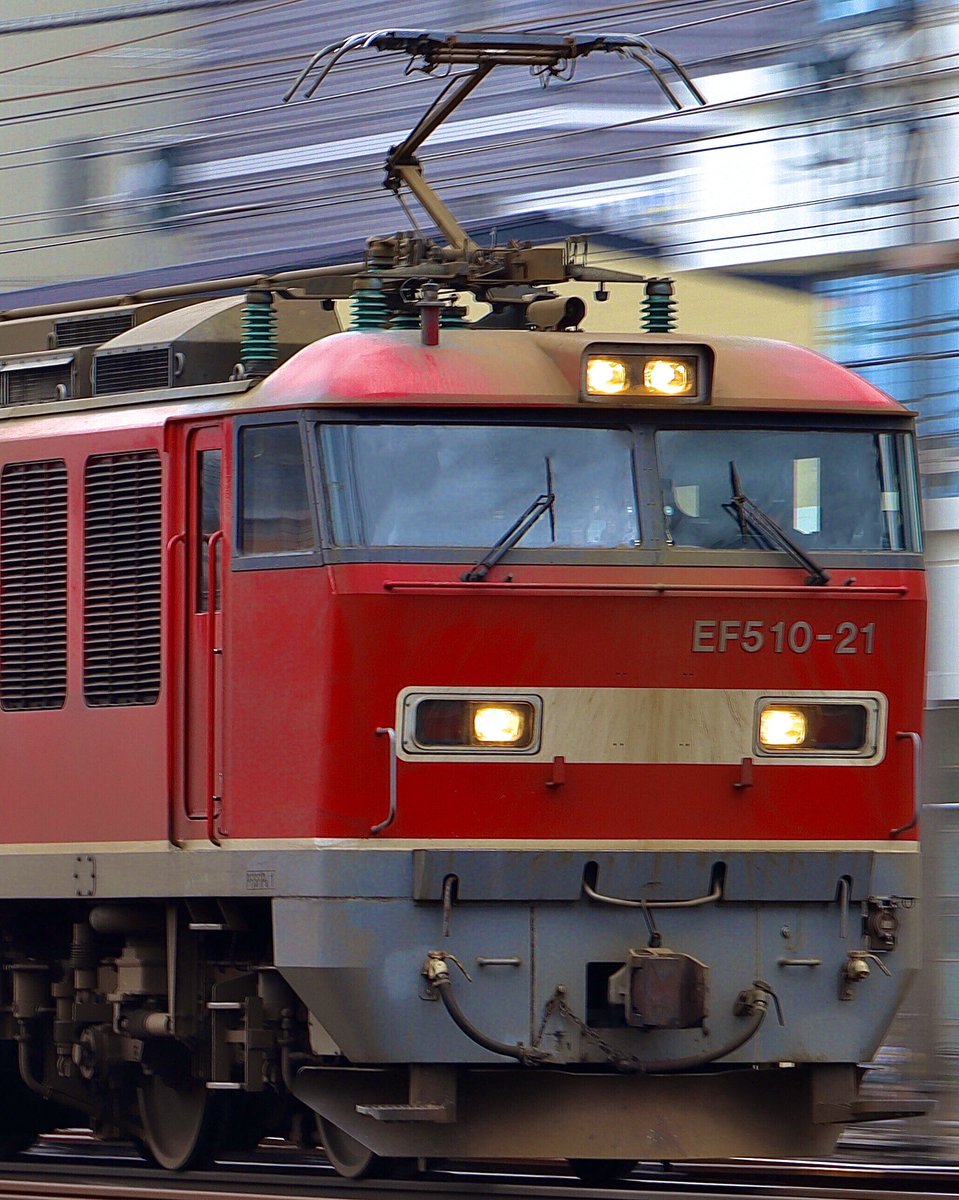 今日の昼休み #富山B6551運用 #B6551レ #EF51021 #KE651 #無動 #EF510