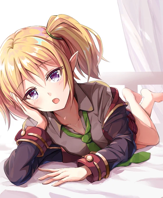 #プリコネR 
クロエ描きました!
センパーイって気だるそうに低い声で呼ばれたいです 