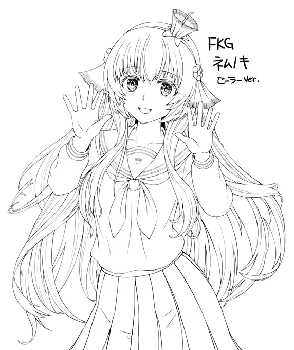 このアカウントのあいでんてぃちー維持のため
途中絵を上げさせていただきまする
このまえ描いていたお花のネムノキ(セーラーver.)
モノクロかカラーの分水嶺ふきん、気長にやります
この前より若干修正していますがロリ成分が足りないかな
#フラワーナイトガールイラスト 