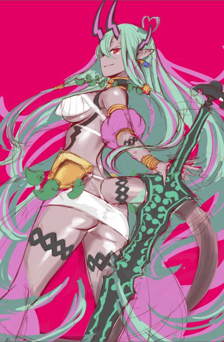 マッマが来て喜んでたところにコレだよ。伊吹童子とな。
別にいいんだけど!いいに決まってるじゃん!最高だよ!!
とりあえず明日冷静になってから描き進める予定 