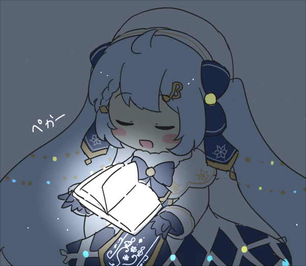 初音ミク ,雪ミク 「楽譜光ってほしい時計ちゃん落書き 」|ねこみんのイラスト