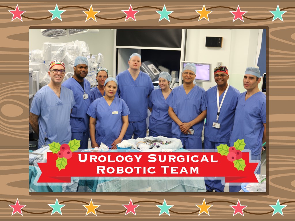 BTHFT's tweet image. Behind the door on #Day12 of the Melf On The Shelf #AdventCalendar are members of Urology's robotic surgery team, which has developed a global reputation for its innovative and important work with our state-of-the-art da Vinci robot. #ThankYou #NHSHospitalHeroes @Mel_Pickup