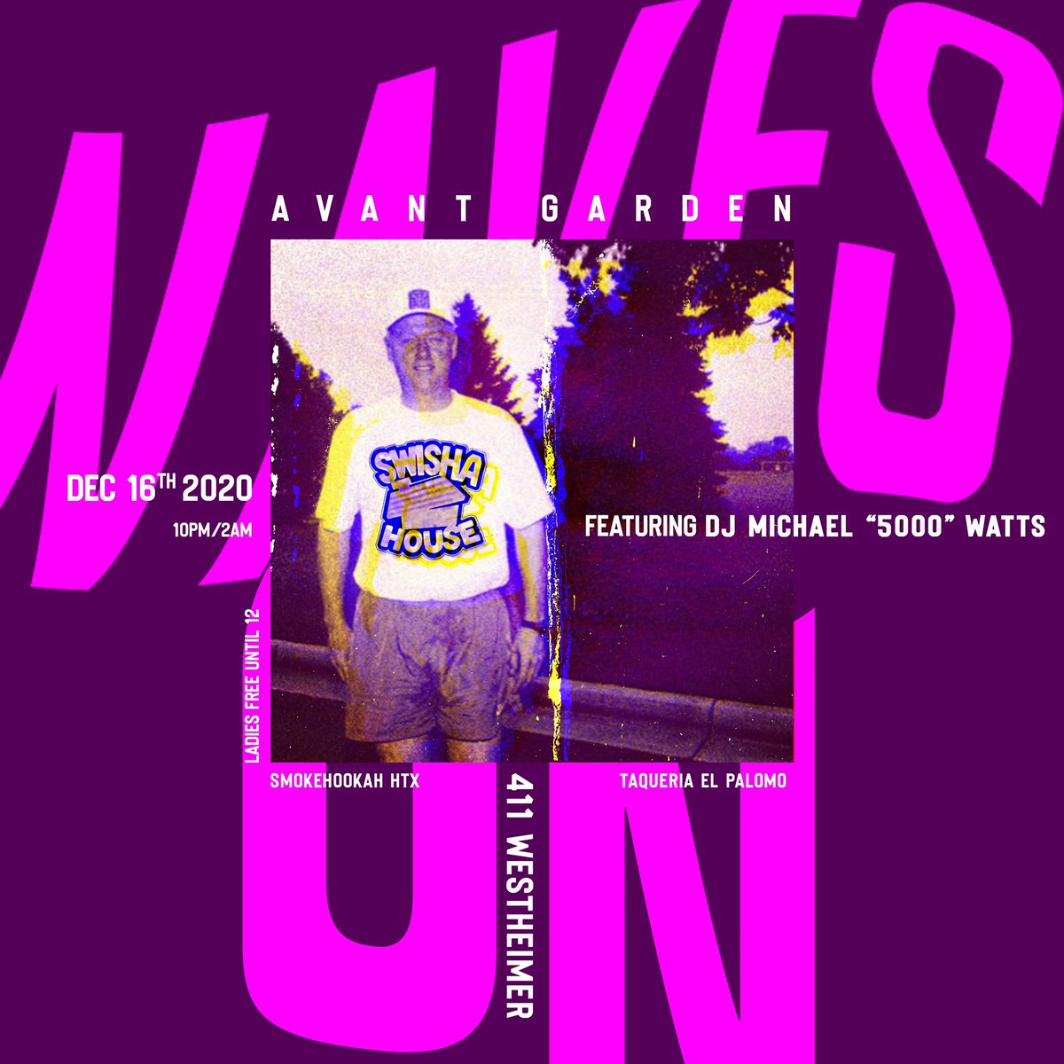 candlestickem's tweet photo. Wednesday
@DJMichaelWatts in the mix
#WavesOn #Swishahouse https://t.co/NwBhNx3wPV