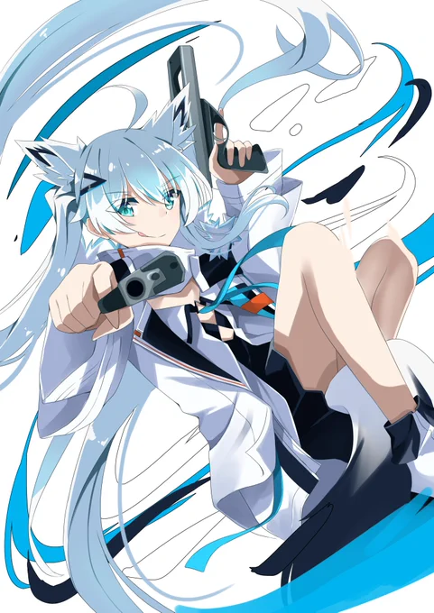 戦うタイプの白上
#絵フブキ 