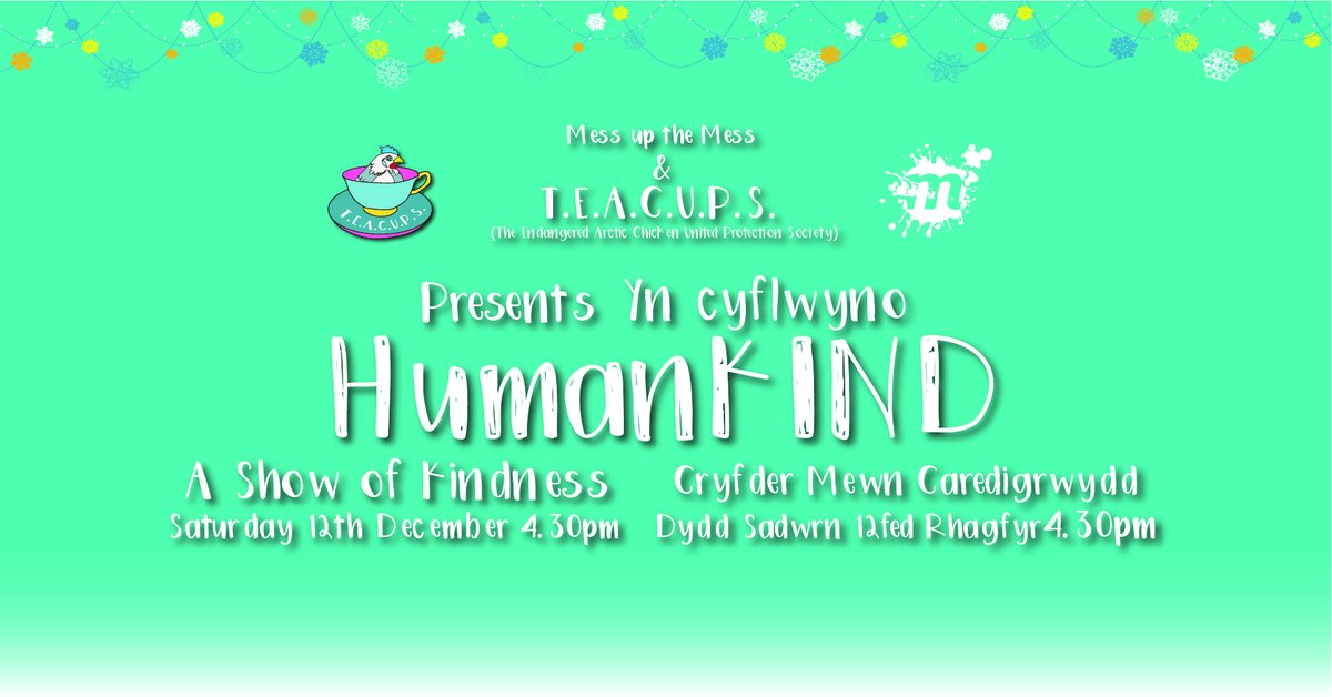 MessUpTheMess's tweet image. Join us today for our virtual telethon broadcasting live into your homes. Expect fun, laughter &amp;amp; eggcellent entertainment 👇Box office closes in an hour. Don't miss out!
ticketsource.co.uk/messupthemess

#humanKIND  #AShowofKindness #LesserSpottedArcticChicken #IAmChicken #digitaltheatre