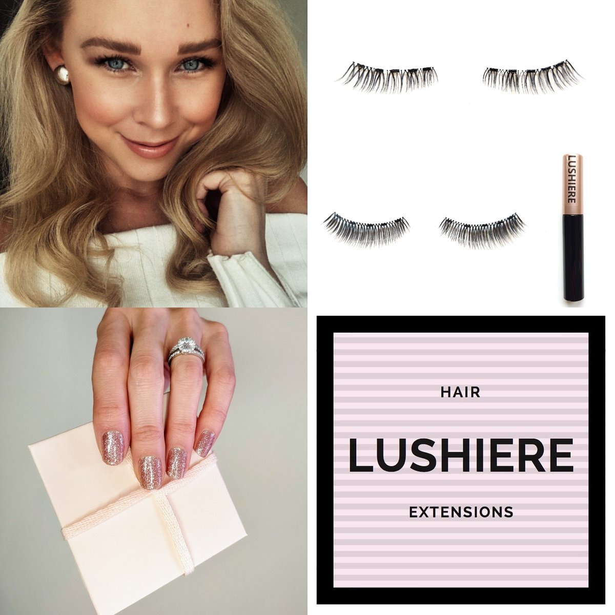 Get sorted for your Xmas Party all in one place @LUSHIERE - Hair, Nails and Lashes enhanced in under 30 mins! DIY, instant, temporary, and affordable +  FREE DELIVERY! PLUS all orders of more than one product will receive a FREE GIFT all through December 🎁🎄 
#diybeauty