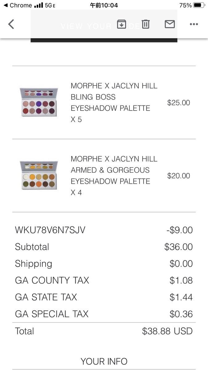 Ruka_CBJ's tweet photo. この間お友達と共同買いしたらmorphe。安すぎて送料無料全然ならなかった🤣ちょっとしたクリスマスギフトにする予定❤️
#セール
#mophe
#クリスマスプレゼント https://t.co/Utd48wfDxY