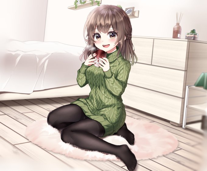 ハーフアップのtwitterイラスト検索結果