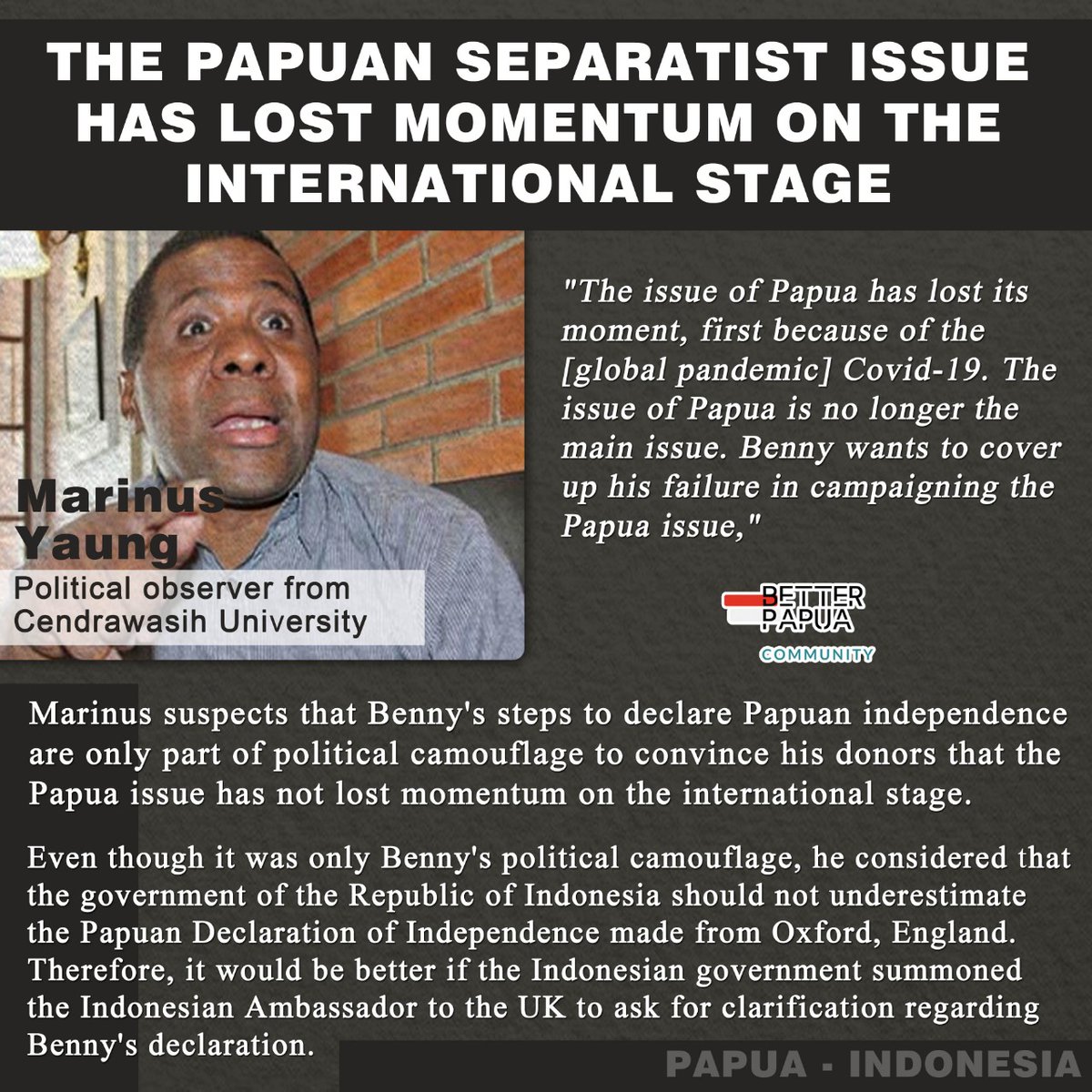 EastIndoNews's tweet photo. #freewestpapua #westpapua #vanuatu #tuvalu #tonga #newzealand #papuanewguinea #fiji  #solomonislands #FreeWestPapua #FreePapuaMovement  #WestPapua #Oceania #Pasific #Pasifika #FreeWestPapuaAus #Melanesia #Free #WESTPAPUA https://t.co/w89rkmHgv1