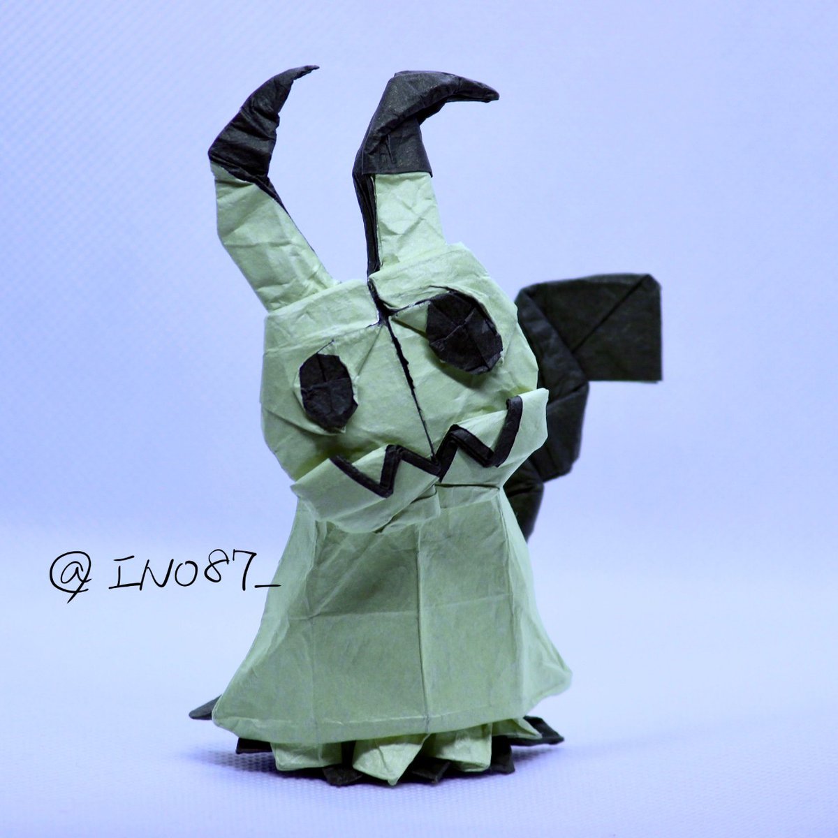 Ino87 年末なので今年の振り返り 今年創作したポケモンの代表作です 折り手 創作 自分 いずれも正方形1枚 ポケモン折れるかな 折り紙 ポケモン リザードン カメックス フシギバナ アブソル ボーマンダ ミミッキュ これが私の代表作