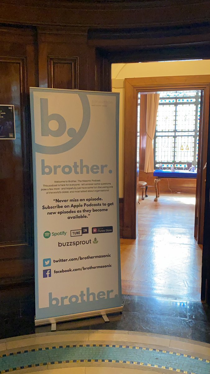 BrotherMasonic's tweet photo. Next week we begin our third season. Whether you’re new to our #Podcast or were with us from the beginning... We’re insanely glad you’re here and we’re genuinely excited. 

#Freemasons https://t.co/fPpJslDYRm