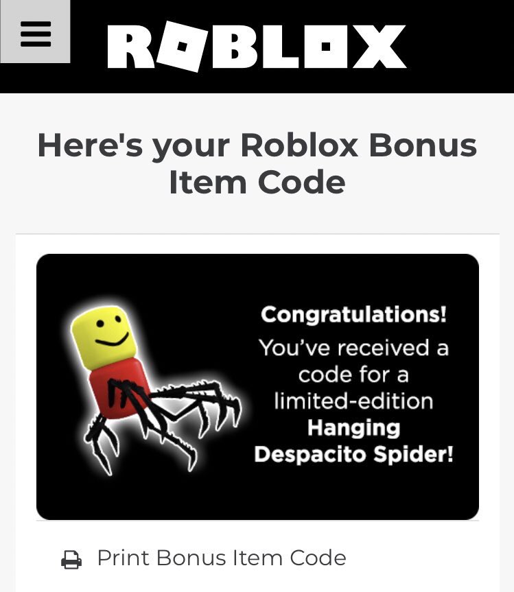T0mmy And 136 468 Others On Twitter Can T Find Anyone Who Wants To Trade For This So Just Like Retweet Last Despacito Shoulder Pal Toy Code Roblox Robloxgiveaways Https T Co Vwptujtkjh - roblox code for despacito