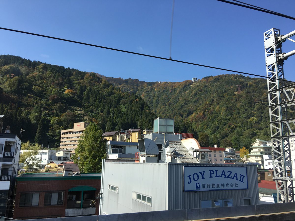 It's very mountainous, so you spend a lot of Shinkansen time in tunnels after Takasaki.The ski resort of Echigo-Yuzawa is en route, and is worth an explore… and not just because there's an onsen hot spring and a sake tasting room at the station!