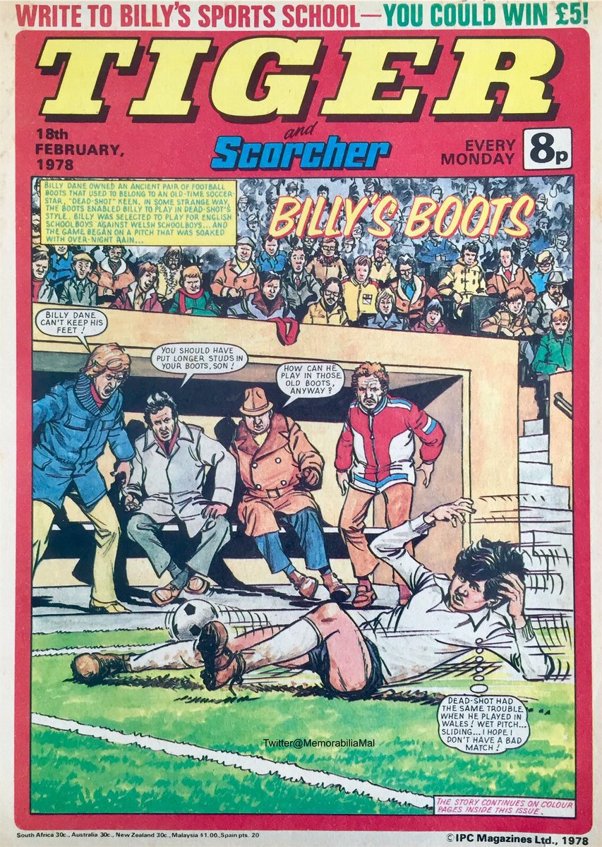 The story continues....Billy’s Boots from Tiger & Scorcher(18/2/78)