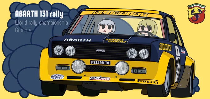 いったいどんな魔法を⁉︎

ABARTH 131 rally 