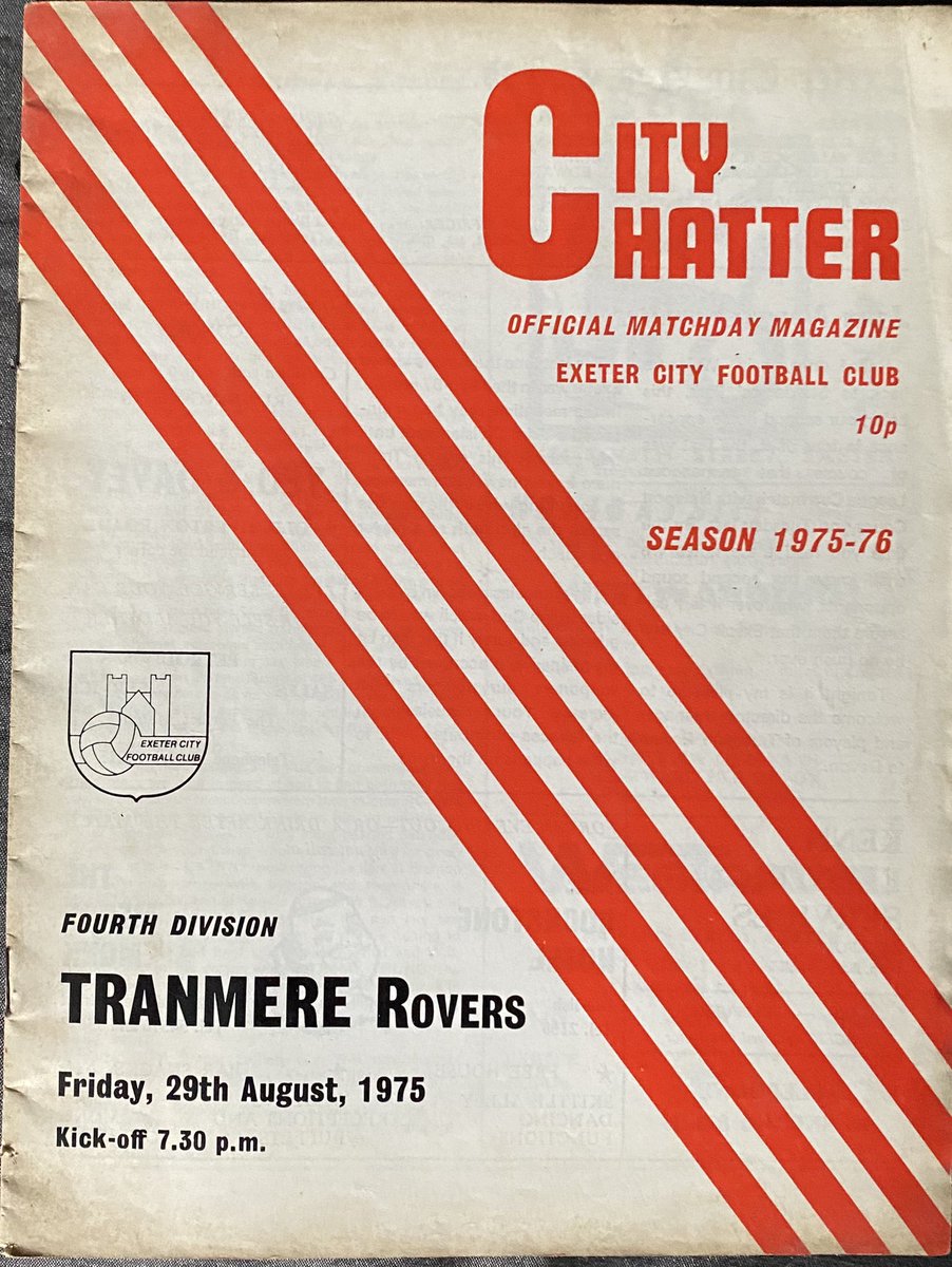 Our first win in Devon came in October, when Yardley,Hudson,Williams and an own goal gave us a 4.1 victory our biggest win there,We also won on our next visit when Moore and Allen scored in a 2.0 Friday night win  #SWA  #TRFC