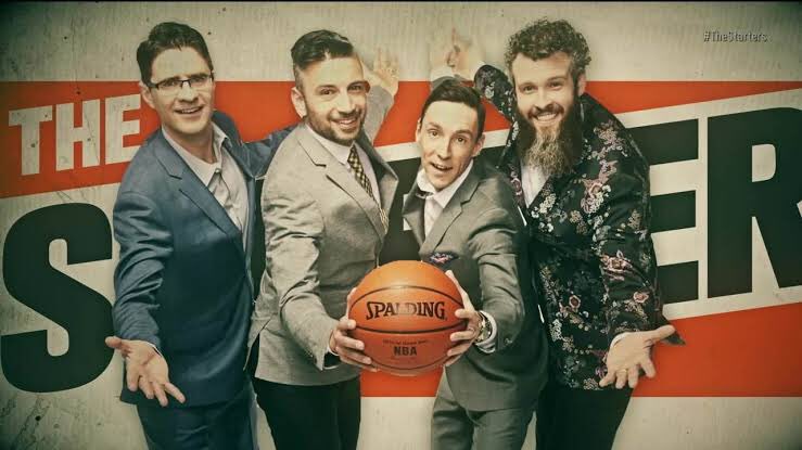 DimersTv's tweet photo. I sincerely miss these guys. They gave us 6 seasons of truly solid, unique and fun content.💯🏀 And my appreciation for @jeskeets, @TasMelas, @treykerby and @LeighEllis stems from the fact that they were all so relatable. Damn, I miss The Starters.😭 https://t.co/yx8DwIl04o