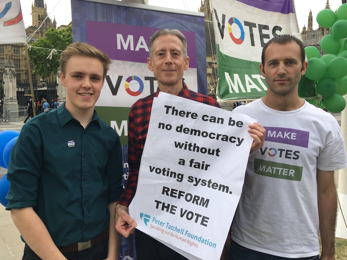 PeterTatchell's tweet photo. No party has won a majority of votes in UK general elections since 1931. Every governing party was won power with MINORITY public support. in 2019, the Tories won 44% of the votes but 56% of seats &amp; 100% of power. Time for #PR. Time to #DemandDemocracy SUPPORT @MakeVotesMatter https://t.co/Fwe2nZa2UY