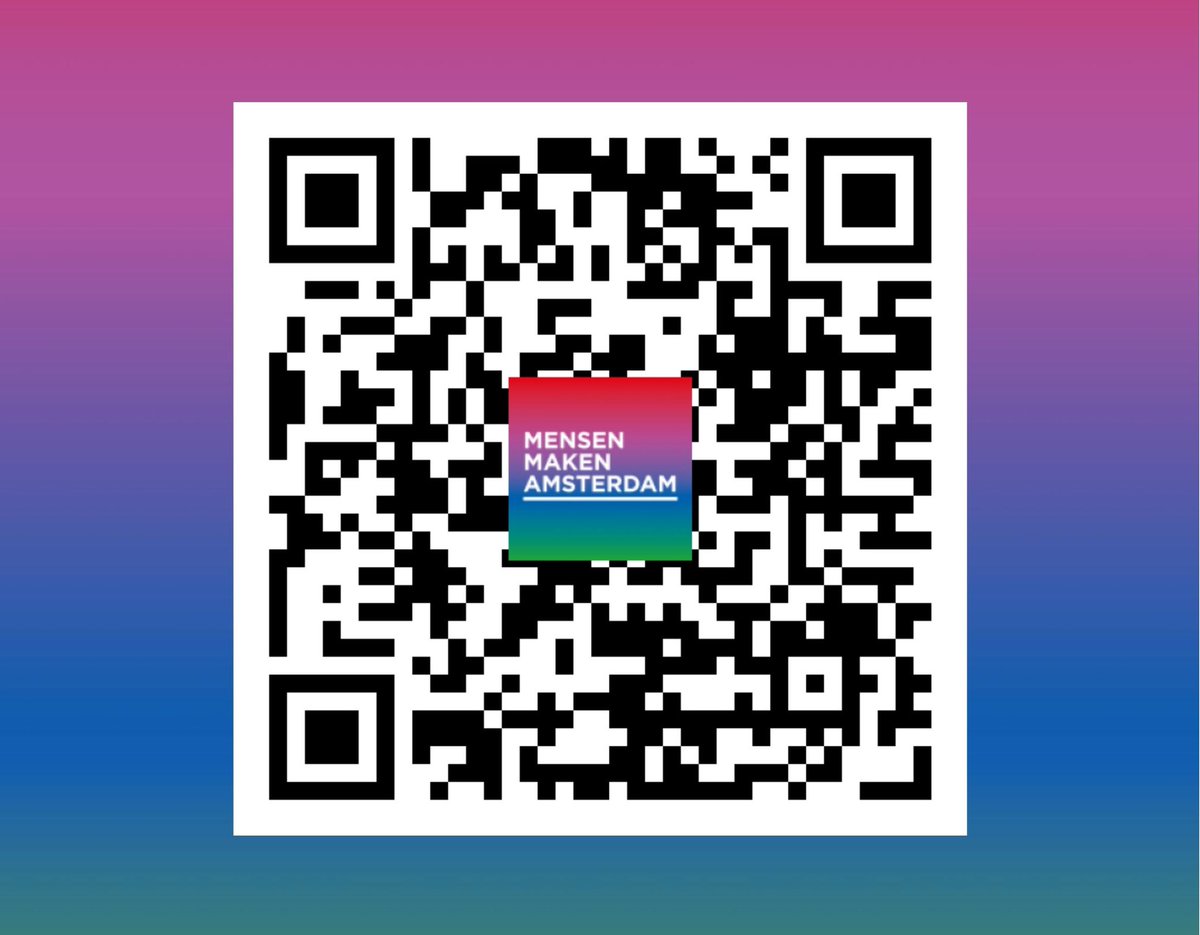 MensenMaken's tweet photo. ✨ Het #GeefWEEKEND is begonnen! Je hebt nog 2 dagen de tijd om een donatie te doen van 1 euro (of meer) voor de #Geefweek van 2020 via https://t.co/dckRP0sDSf of scan de QR code
Samen maken we Amsterdam mooier, groener, veiliger, kleurrijker en meer verbonden! 💜❤️💚💙✨ https://t.co/3jmY1t0gXY