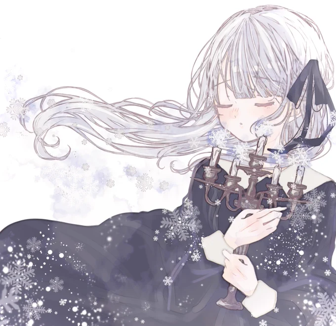吹雪を灯して. 夜の道標 