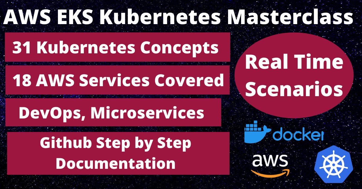 stacksimplify's tweet image. Learn Realtime AWS Elastic Kubernetes Service with DevOps, Microservices on AWS Cloud

Click on the link below to enroll
👉 links.stacksimplify.com/aws-eks

#kubernetes #aws #awsfundamentals #cloudcomputing #awsforbeginners #awscertified #awstraining
#cloudcomputingbasics #awscloud