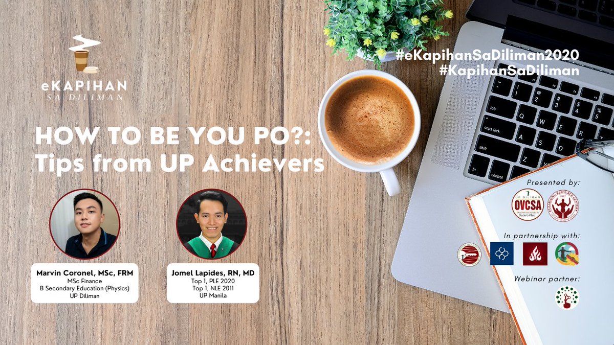 lrc_upd's tweet photo. We are currently #Live on Facebook! https://t.co/oeiRcnpG1S

HOW TO BE YOU PO? TIPS FROM UP ACHIEVERS (Dec. 12, 2-3 pm)
Guests: Mr. Marvin Coronel and Dr. Jomel Lapides

#KapihanSaDiliman #eKapihanSaDiliman2020

#TeamDLRC #FreeWebinar https://t.co/bSdA7VWcsk