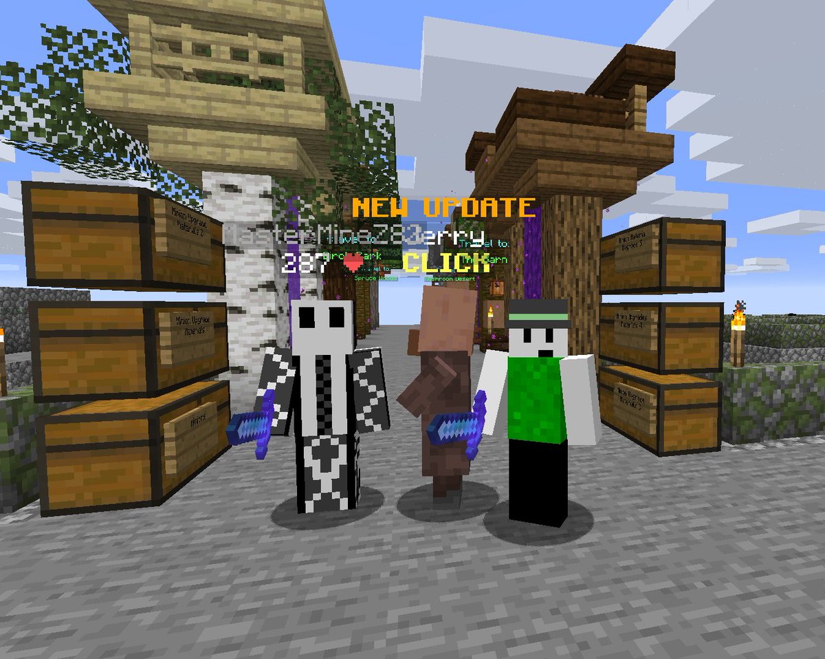 MrTopHatDoggo's tweet photo. The Hypixel SkyBlock Experience with @MineZ82 https://t.co/oS9VYM48vb