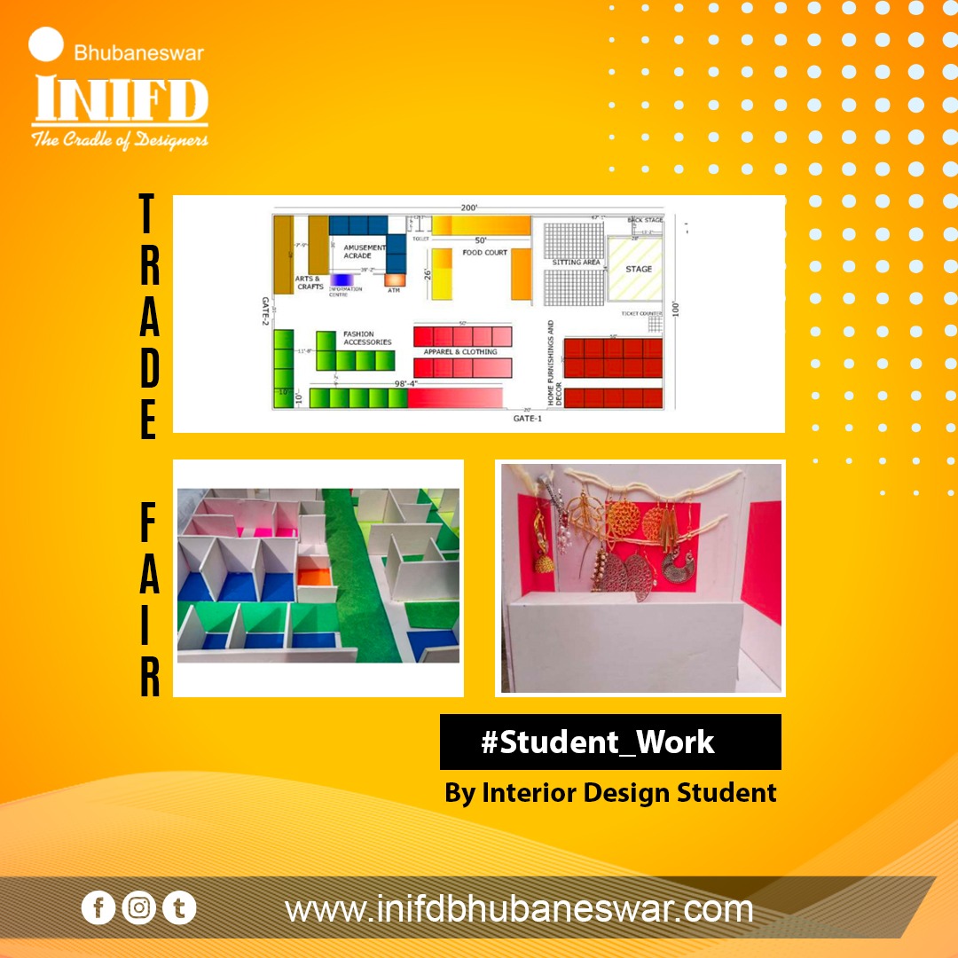nifglobal_bbsr's tweet photo. #StudentsCreativity – #TradeFairDesigns
Start where you are. Use what you have. Do what you can. The more you use, the more you have.
Such beautiful projects are designed by the students of the #Interiordesigning department to showcase their talent & innovation.
#INIFDBhubaneswar https://t.co/00uqNQrcHr