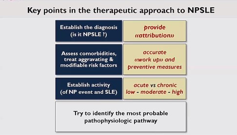 Key points from Prof. Marcello Govoni's lecture on the diagnosis & treatment of neuropsychiatric #lupus: 
📌Absence of NP features specific for SLE
📌Correct attribution is critical for treatment 
#ForgingAlliances #LupusAlly #lupusroadshow
thanks @LupusAcademy