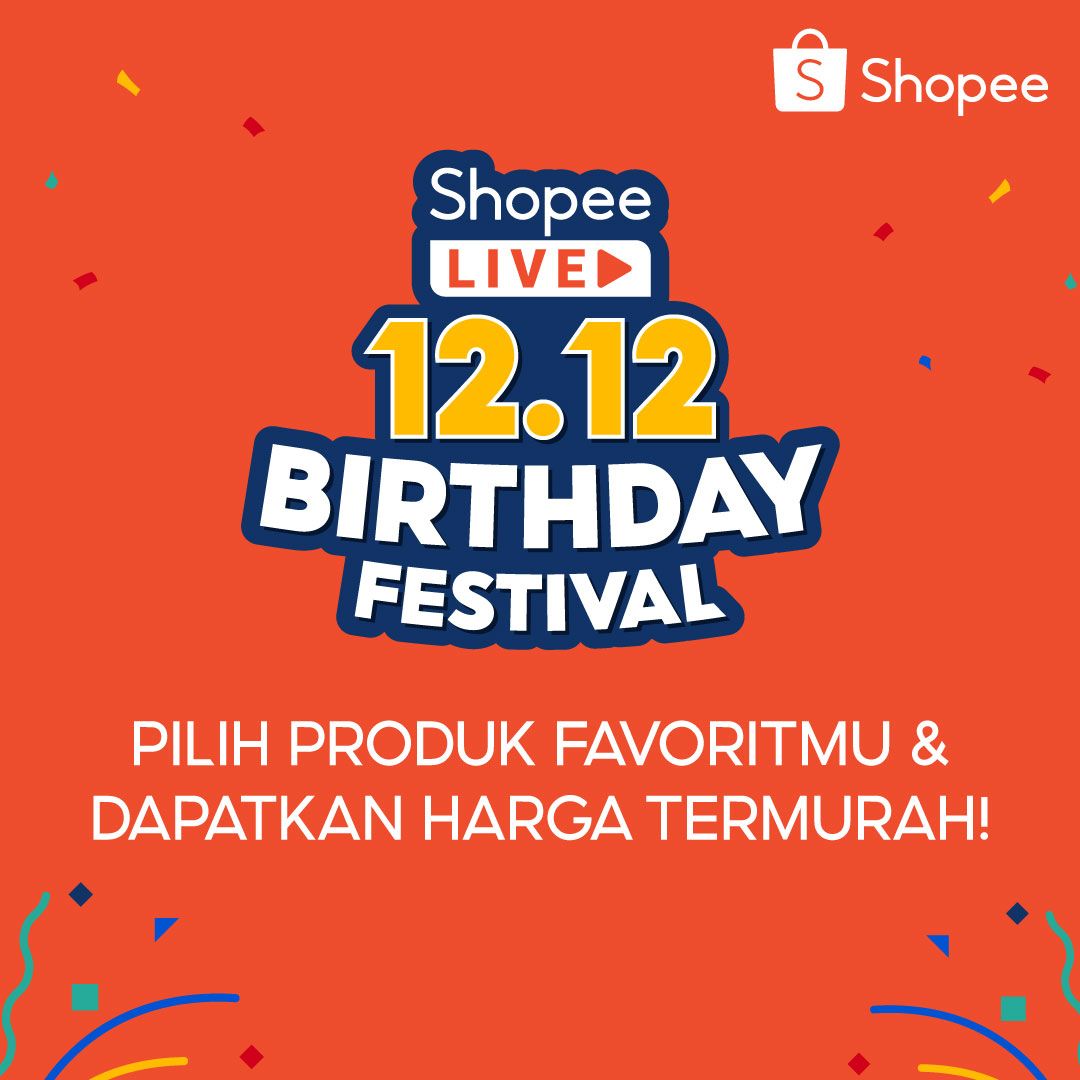 Yuk, vote di Shopee LIVE 12.12 Birthday Festival! Vote sebanyak mungkin untuk dapatkan produk favoritmu hanya Rp12! shp.ee/im9batmuq5v