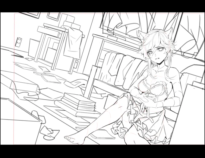 Follow my twitter for more WIP, hope I can get 500 followers next year, Thank you

 #daikazoku63 #digitalartwork #FANART #commissionsopen #Commission  #artcommissions
#artwork #anime #illustration #art #CLIPSTUDIOPAINT #kawaii #cute 
#AnimeGirl #ArtistOnTwitter #cheapcommission 