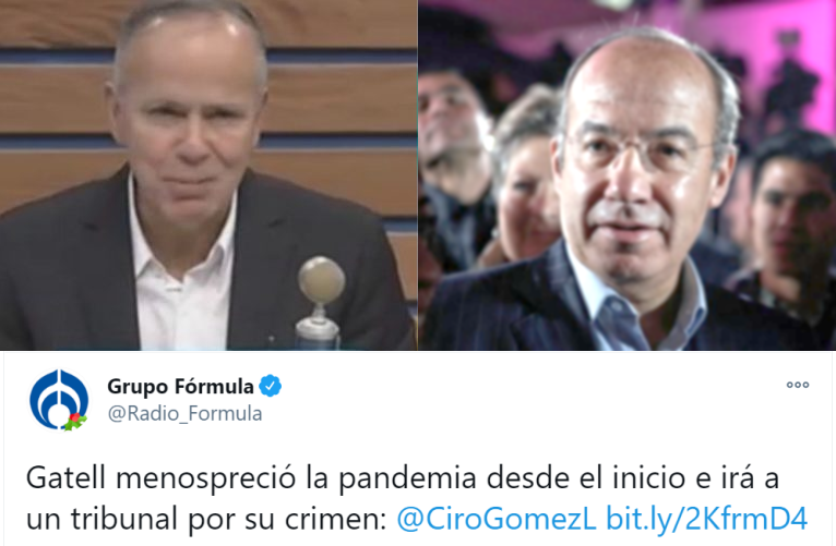 Navegaciones's tweet photo. Cada quien en su campo –uno en la información, el otro en la política–, dos exponentes de la inmundicia moral más irremediable: @CiroGomezL y @FelipeCalderon. https://t.co/cBm4JZJC02