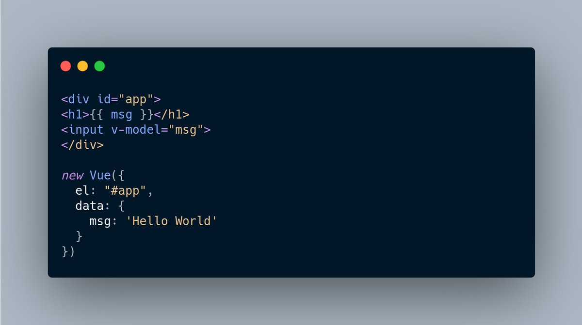 JeremyCMorgan's tweet image. Vue is awesome. Among many things, I'm impressed with how dead simple two binding is. 

--&amp;gt; jsfiddle.net/JeremyMorgan/9…

#VueJS #Javascript #JavaScript25