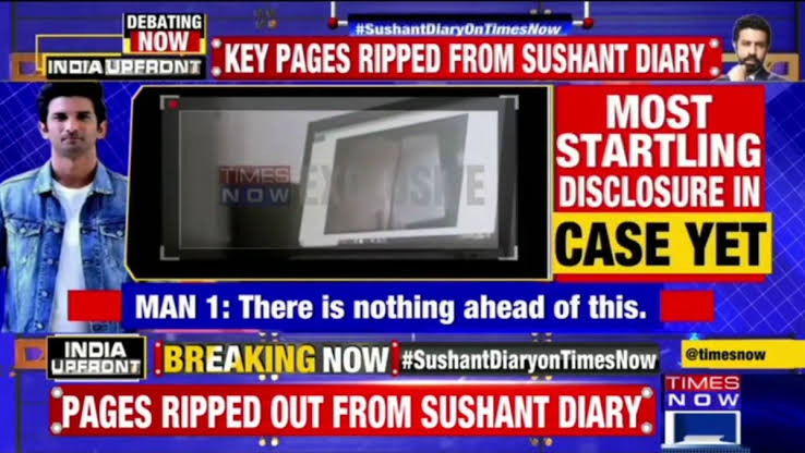 Who tore those pages from his diaries?What important information did those pages have that they had to be ripped off by the culprits? #UnfoldSSRMurderCase @ips_nupurprasad  @Anilyadav_IPS @DrJitendraSingh  @DoPTGoI @MNageswarRaoIPS