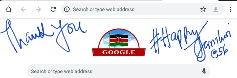 KenyaSocialMed2's tweet photo. Asante @Google on behalf of 50million 🇰🇪Kenyans and friends across the world. https://t.co/68iFndWUEU
