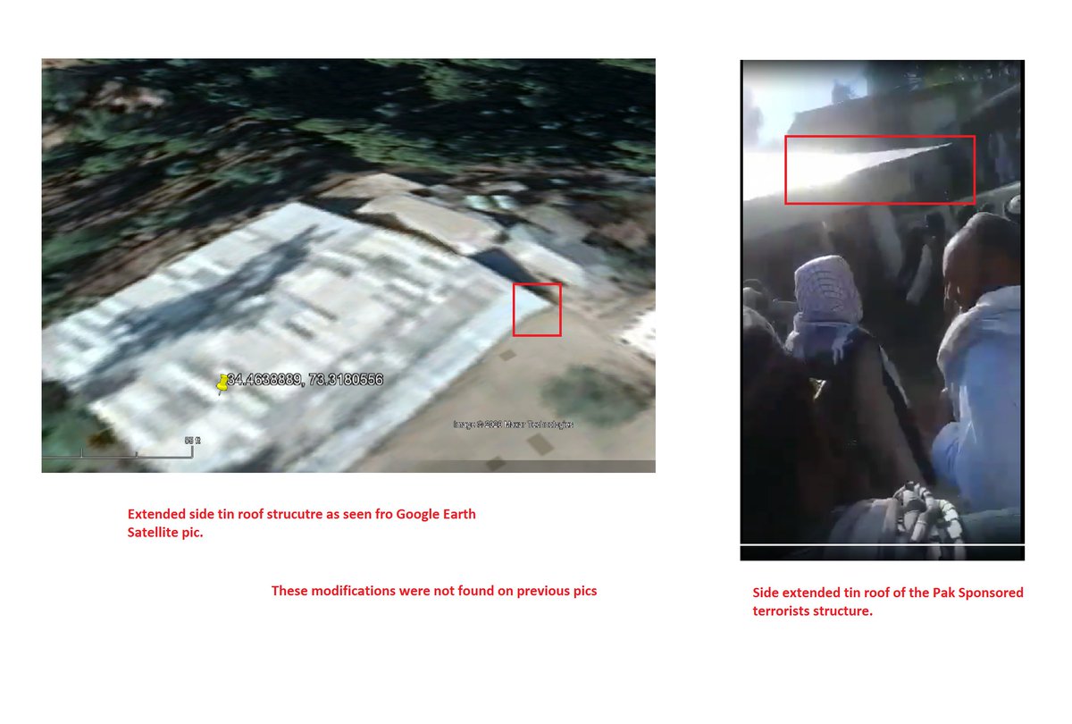 Remember the DG ISPR control tour of the  #Balokot Madarsa. Now here is the proof that DG ISPR of that time had and Pak Army had made fool out of foreign diplomats, military attaché and media. Here is the proof. First the pics and geo tag, in the last the video.