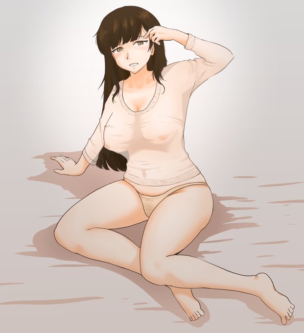 寝室の西住しほさん 