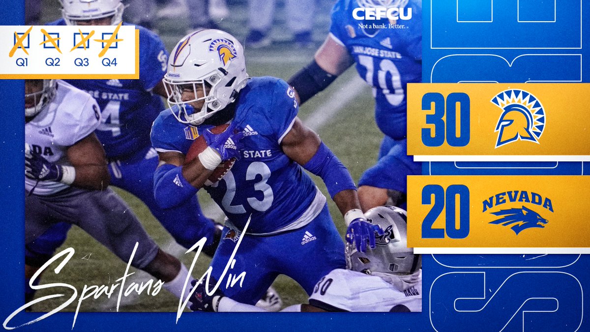SanJoseStateFB's tweet photo. The 6-0 Spartans ARE GOING TO THE CHAMPIONSHIP! 

#SpartanUp | @CEFCU https://t.co/zB4lLfBewl