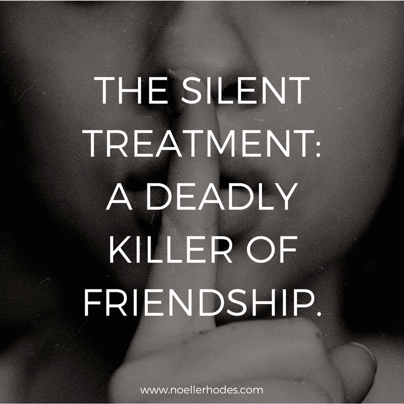 -a person with mental health problems would immediately STOP talking to their best friend because of this issue.See the difference? So, ask yourself, which are you? 