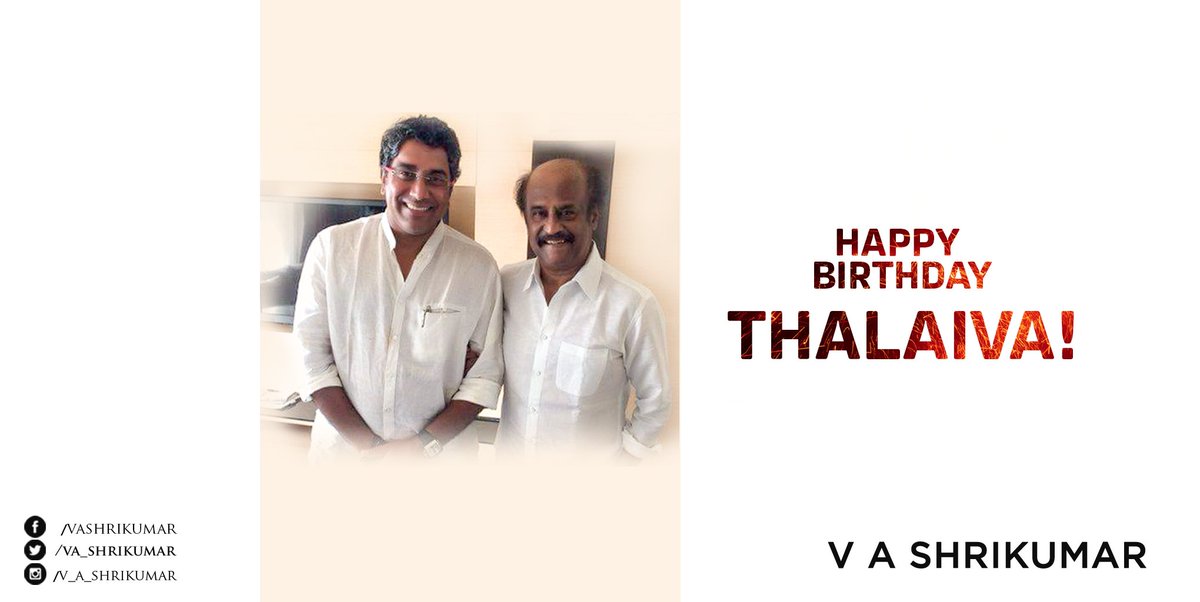 vashrikumar's tweet photo. He made everything around beautiful, creating an unmatchable flair &amp; charisma a common can. 

 ‘Thalaiva @rajinikanth, you inspired us with the story of your life of being ordinary and doing amazing.

Happy Birthday, Live Long, Stay Blessed.

#HappyBirthdayRajinikanth https://t.co/D0AHzhp9oS