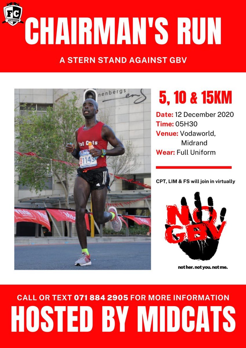Joined our Chairman’s run virtually, standing in unison against the adverse effects of GBV 😻
#StopGBV#CallForAction#HerLifeMatters#16DaysOfActivism @fatcats_ac @afrikatau ✊🏾😻