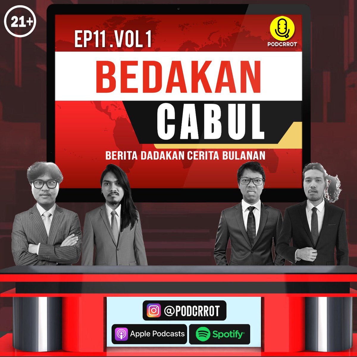 podcrrot's tweet photo. EP 11 - BEDAKAN CABUL vol.01
Tidak ada berita yang bisa kita beritakan tanpa adanya berita yang akan kita beritakan, 
karena memberitakan berita agar menjadi berita yang baik, tidaklah mudah seperti membuat berita.. Berita oh berita...
.
Link nya crrot :
https://t.co/OGUztltqFE https://t.co/akwp06EOh3