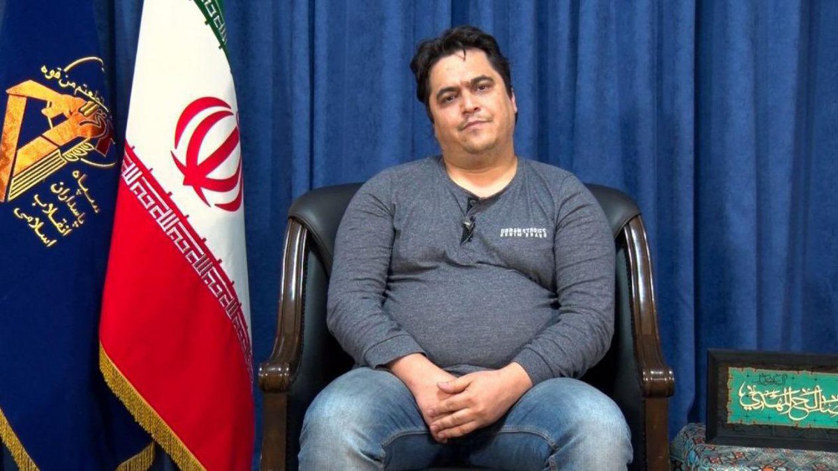 فيصل ابراهيم الشمري's tweet - "Iran executes journalist Ruhollah Zam for alleged role in opposition protests of 2017. I would like to know if the mainstream media and human rights groups will