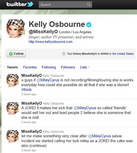 again, a video leaked, and ever-ready for a twitter tirade, ozzy's spawn leapt to miley's defense once more